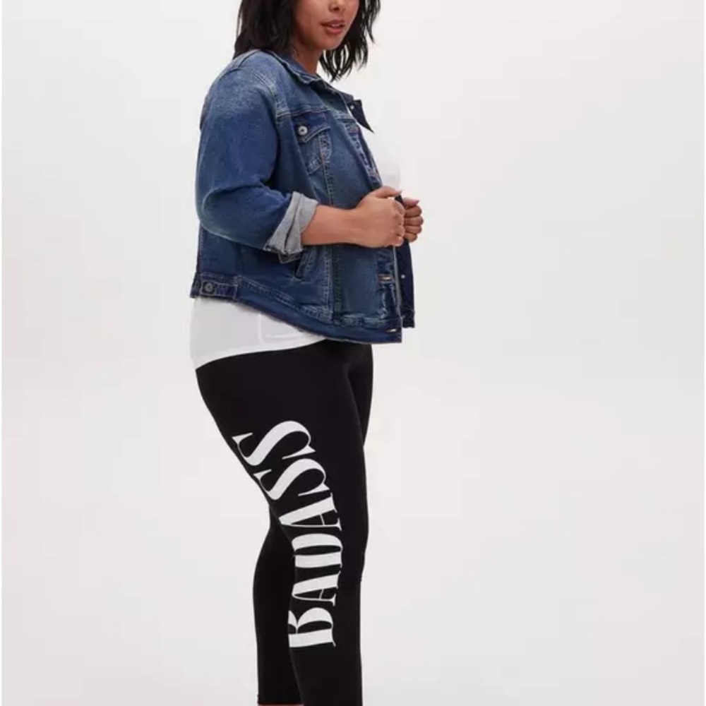 Black Graphic Leggings